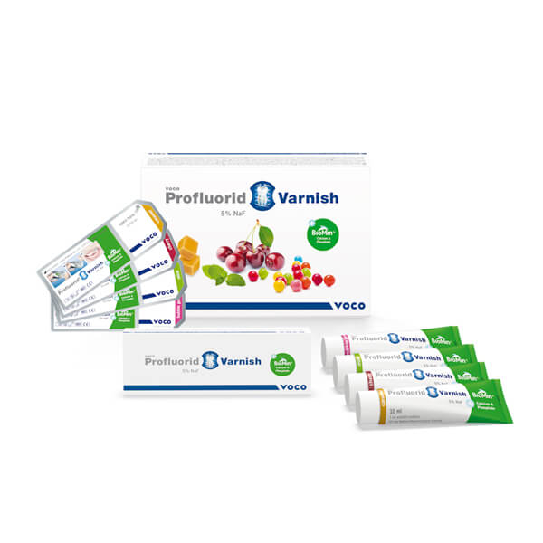 Profluorid Varnish + BioMin: Fluoride Varnish for Dental Desensitization (Calcium and Phosphate Ion Release)