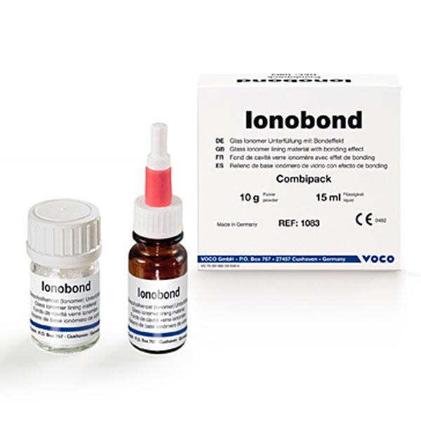 Ionobond: Glass Ionomer Cement (Powder 10 gr + Liquid 15 ml)