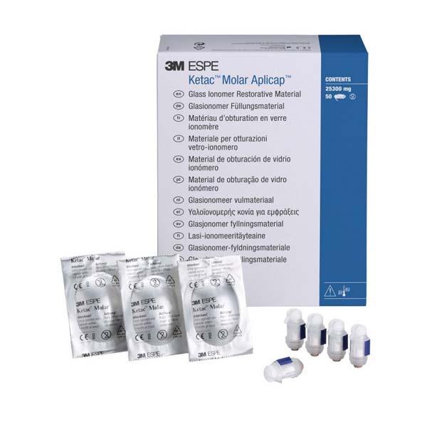 Ketac Molar Aplicap Glass Ionomer Cement Capsules 50 Units