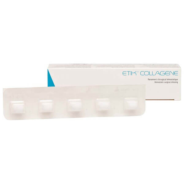Etik Collagene Collagen Cylinders for Dental Wound Care, 25 pcs
