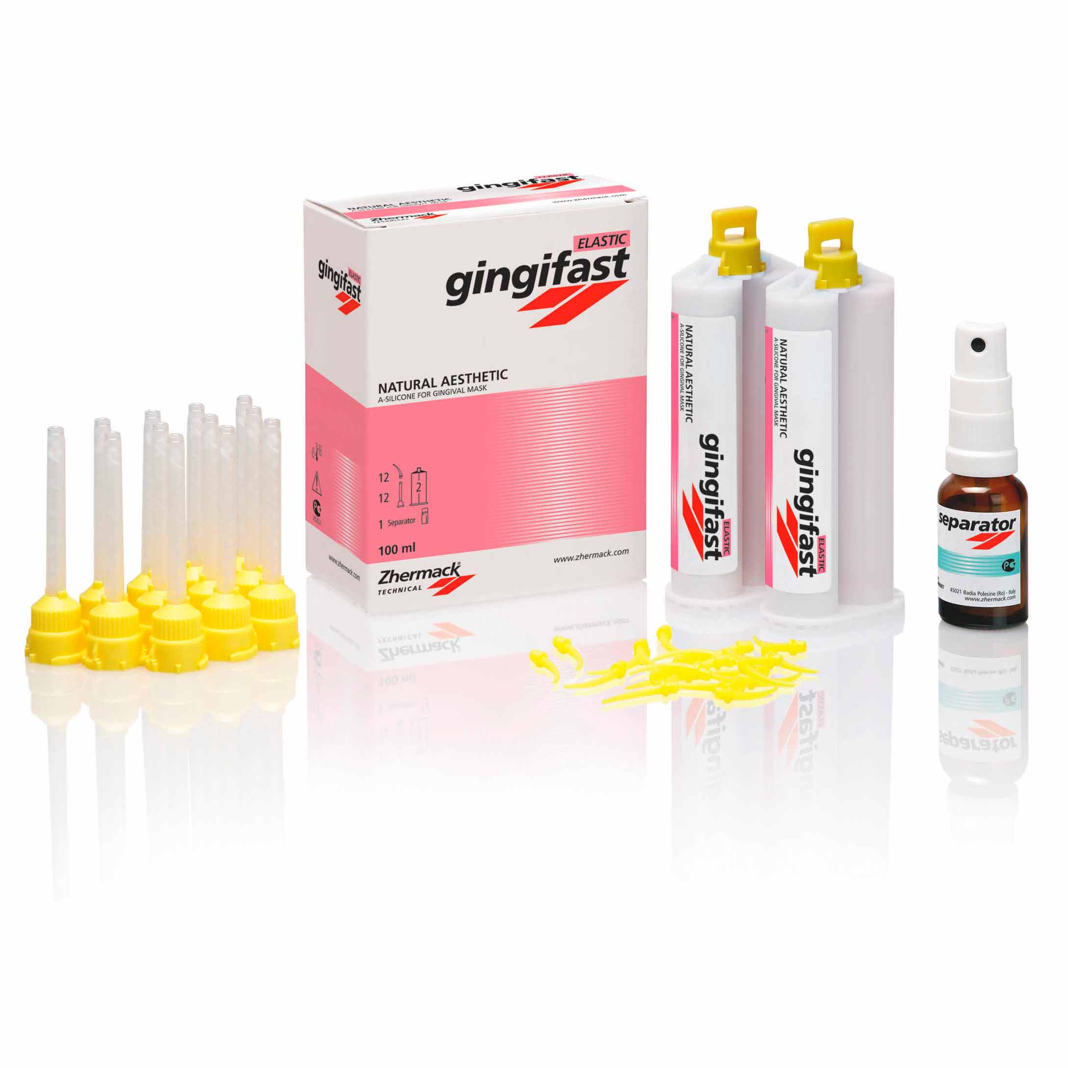 Gingifast: Silicone for Gingival Reproduction (2 x 50 ml)
