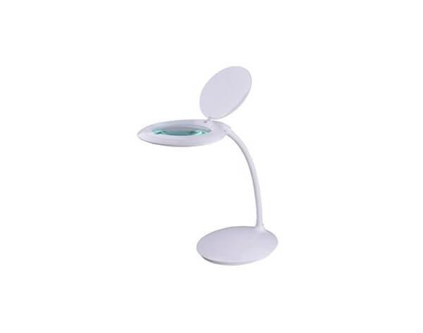 Table lamp with magnifying glass and flexible arm 60 LEDS