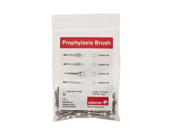 Nylon Prophylaxis Brush Pack of 100 for Professional Dental Use