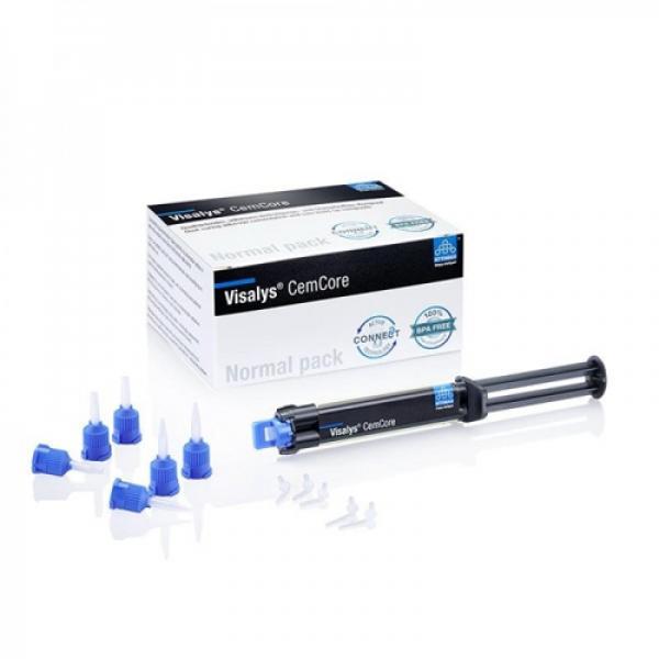 Visalys CemCore: Dual-Cure Composite with Automix Syringe