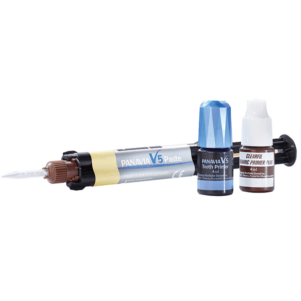 Panavia V5 Fluoride-Releasing Adhesive Dental Cement 4.6g with 20 Tips