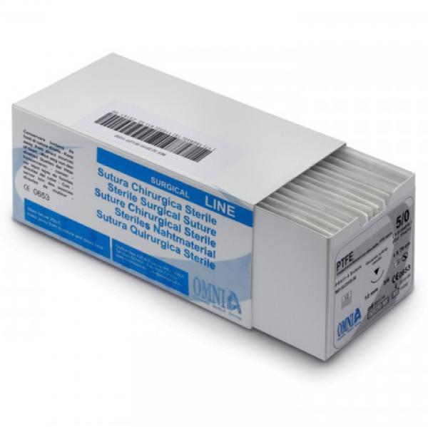 Suture 4/0 3/8 circle (12ud) PTFE