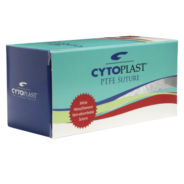 Cytoplast: Non-absorbable PTFE sutures 4/0 white