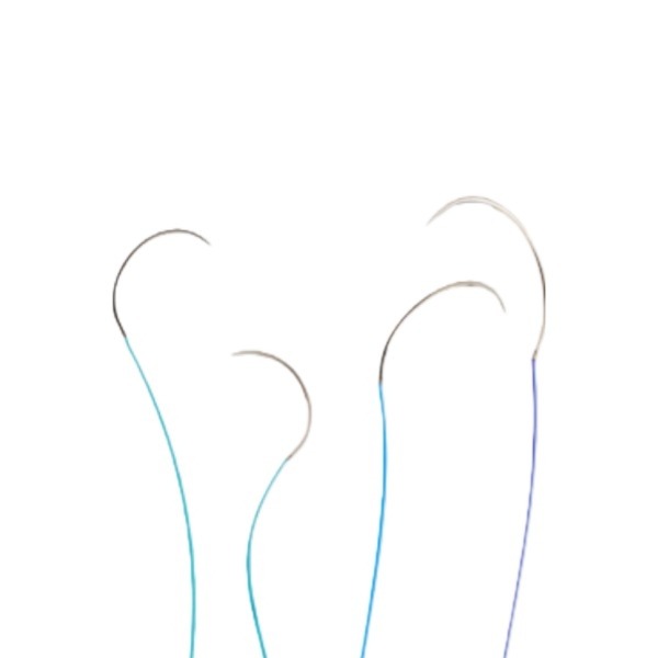 Non-Resorbable PGc25 Dental Sutures - 12 Pieces