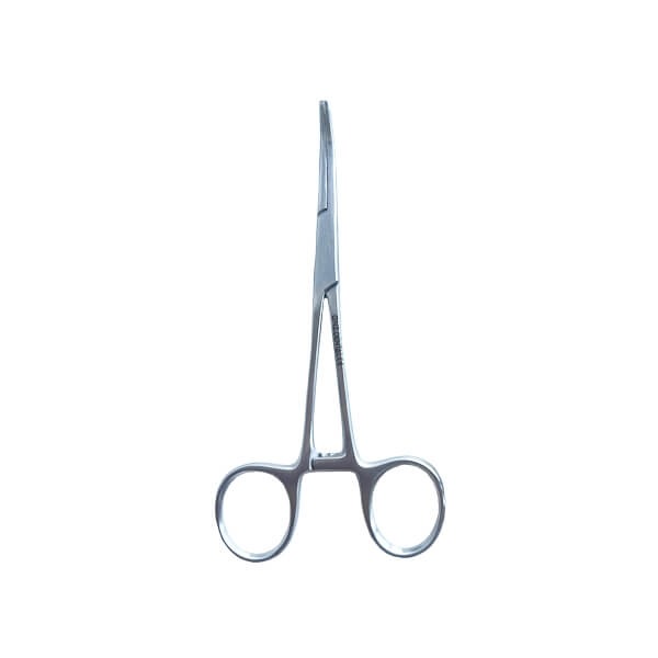 Kelly Curved Tip Dental Forceps for Precise Handling