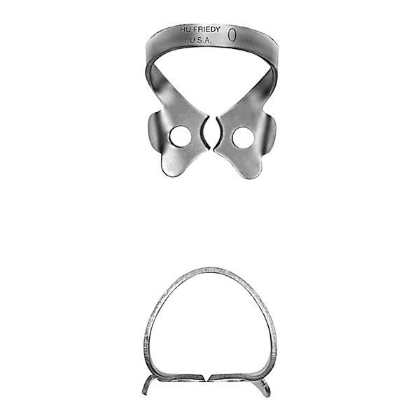 Clamps for rubber dams