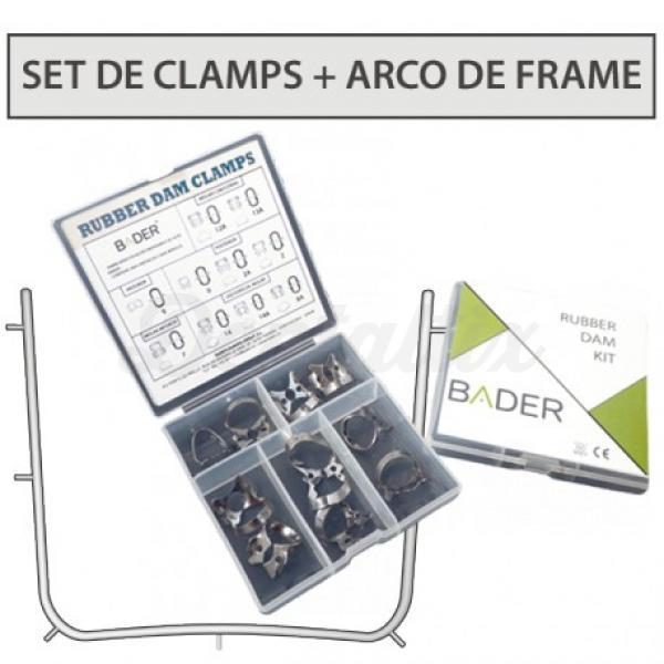 Set of Dental Clamps and Arch Frame for Professional Use