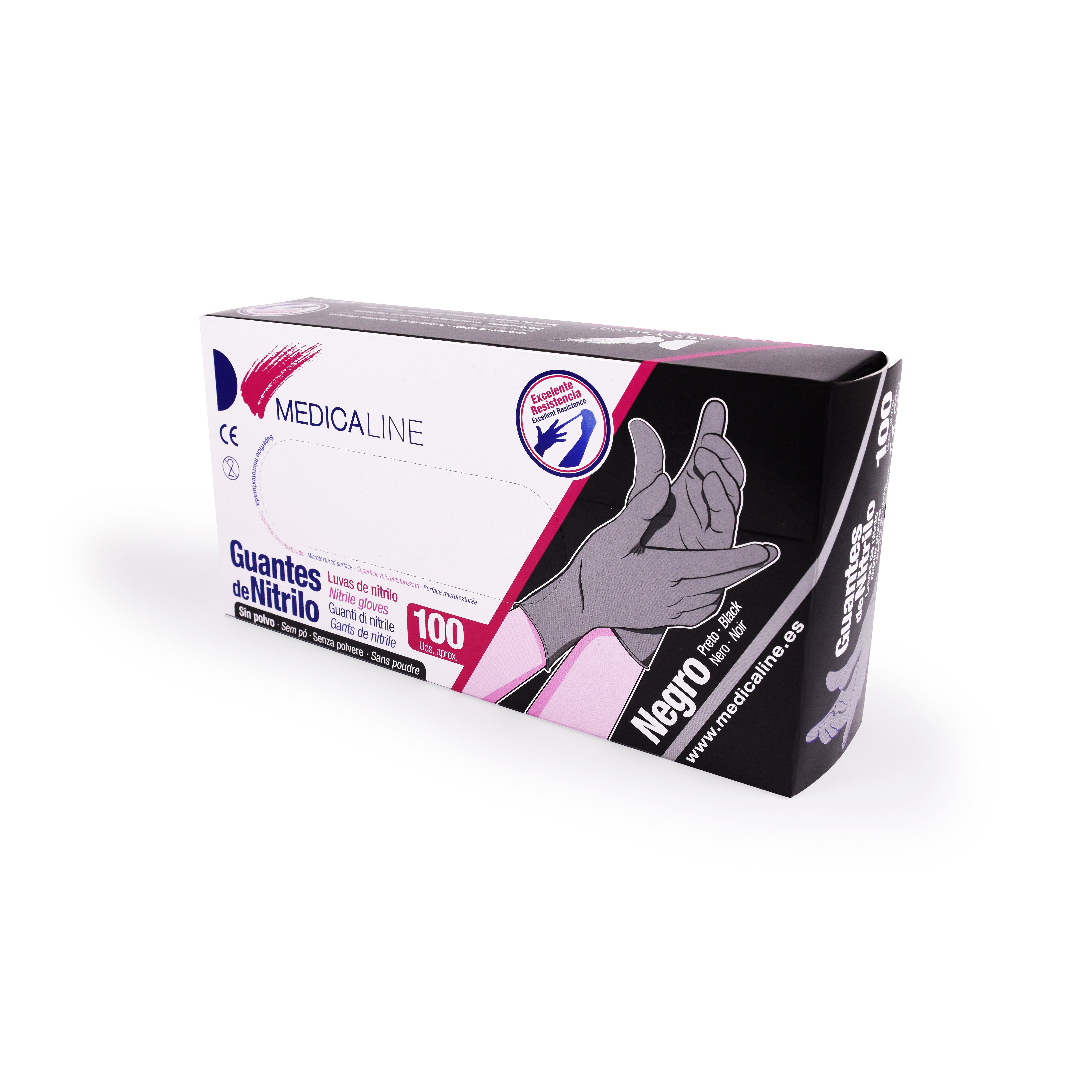Black Nitrile Gloves (100U.)