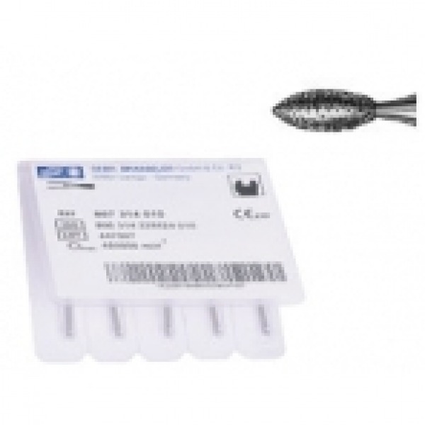 Rugby Ball Bur 368 Diamond for FG (5 pcs)