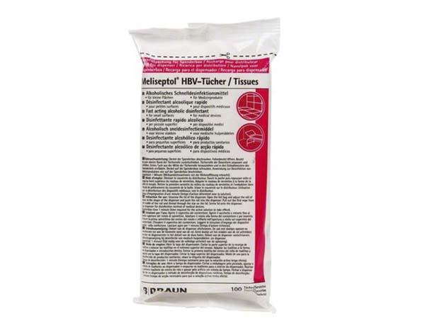 Meliseptol® HBV® Fast Acting Disinfectant Wipes – Pack of 100