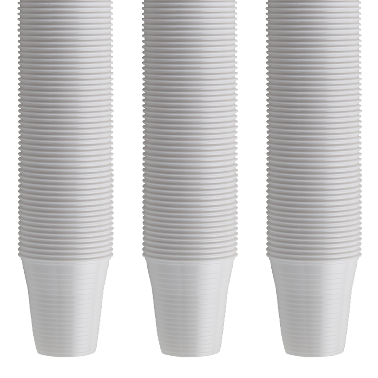 166 cc White Disposable Plastic Cups for Dental Use