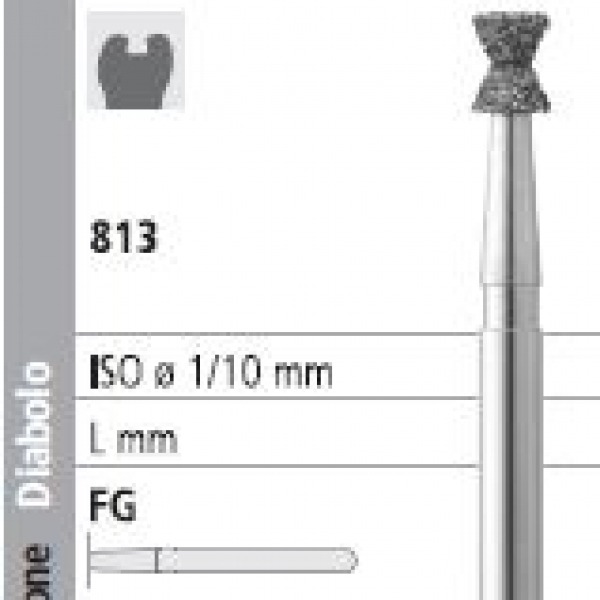 813 FG Double Cone Diamond Bur (6 units)