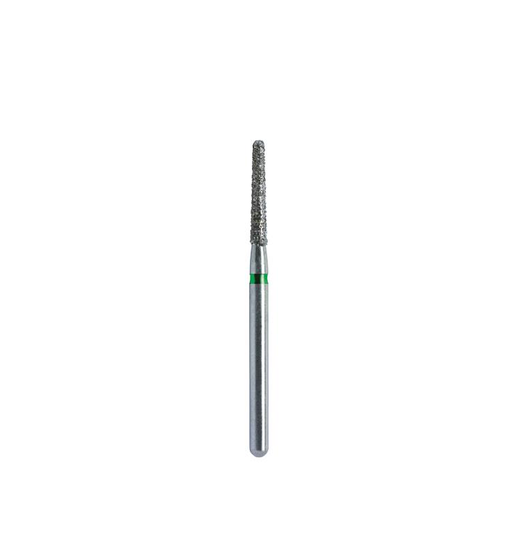 850 Tapered Round FG Diamond Burs, Pack of 6