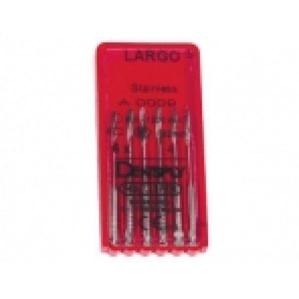 Peeso Long: Endodontic Burs 32mm. CA (6 pcs)
