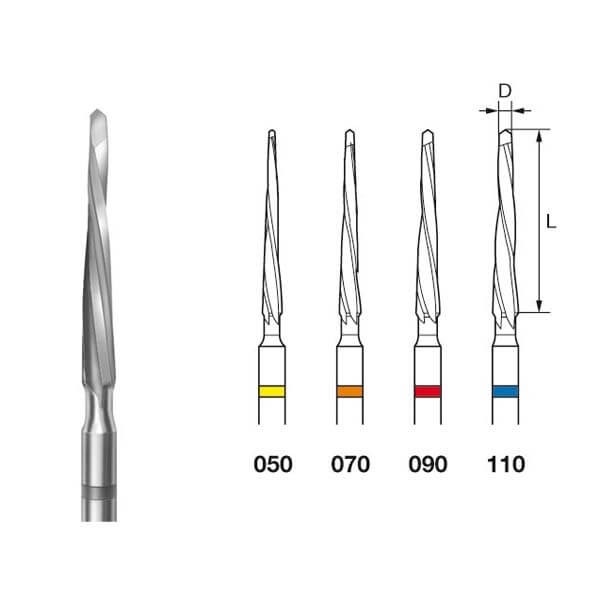 Stainless Steel Reamer bur 196 (2 pcs)