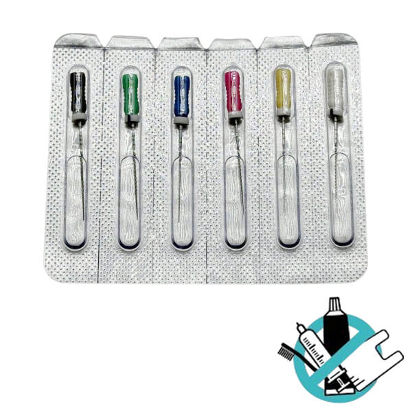 H File: Stainless Steel Files for Endodontics (6 pcs)