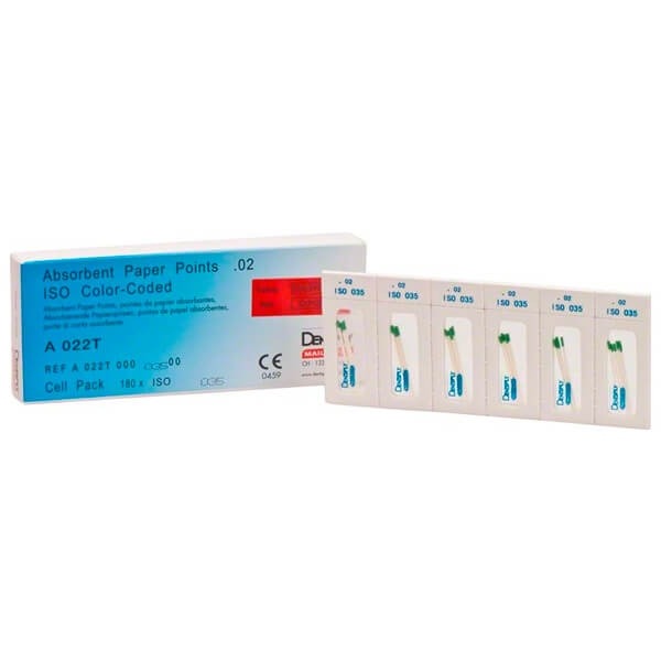 Sterile Paper Tips for Endodontics (180 units)
