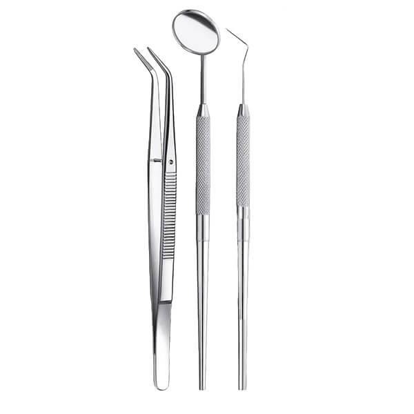 First Examination Kit for Dental Exploration and Diagnosis