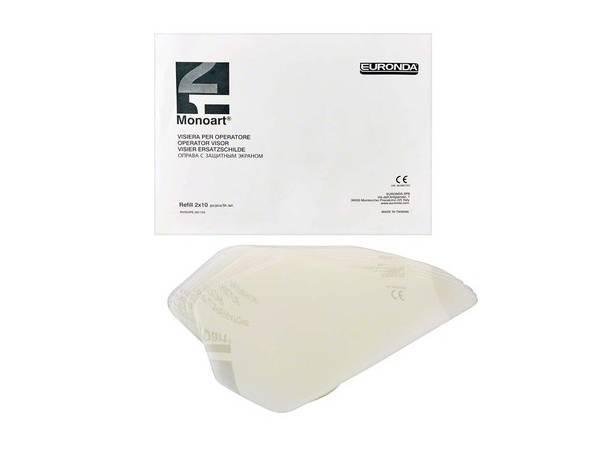 Monoart Protective Visor Spare Screens - Pack of 20