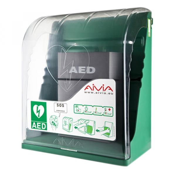 AIVIA S: Defibrillator cabinet for indoor use (without alarm)