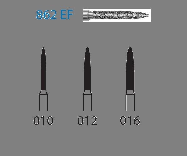 Flame Bur 862 Diamond for FG (5 pcs)