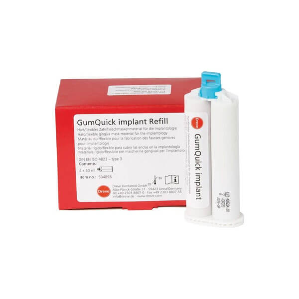 GumQuick Implant Gingival Mask Material with Double Cartridge