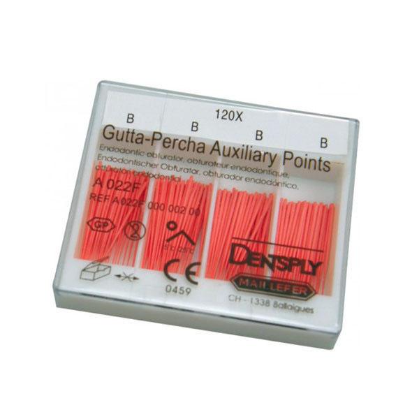 Auxiliary Gutta-percha Tips for Lateral Condensation (120 units)