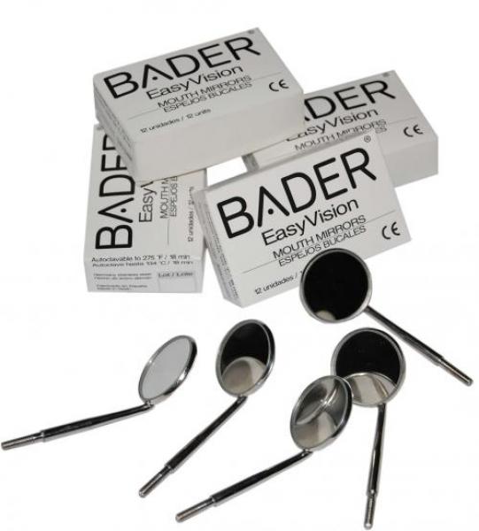 Cone Socket No. 5 Flat Intraoral Mirrors, Pack of 12