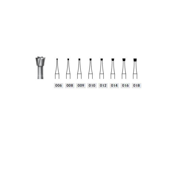 H2 bur inverted cone Tungsten FG (5ud)