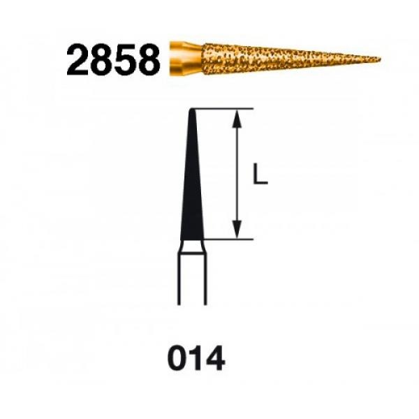 Spear Bur 2858 Diamond for FG (5 pcs)