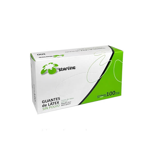 Powder-Free Latex Gloves: Natural Latex Gloves (100 pcs)