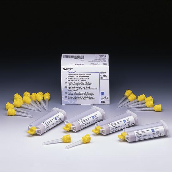 Express 2 Regular Vinylpolysiloxane Light Body Silicone 4x50ml