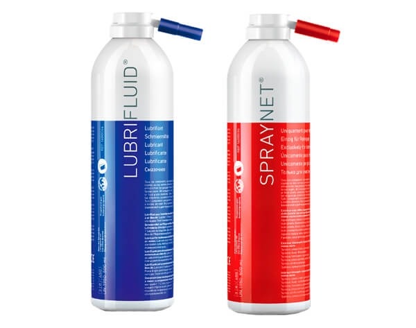 Duopack Maintenance Spray Set: Lubrifruid and Spraynet for Dental Instruments