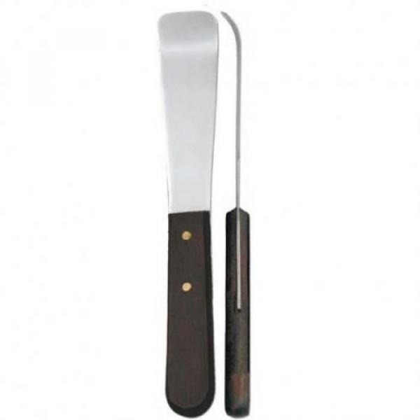 Large Plaster Spatula with Wooden Handle - 24cm