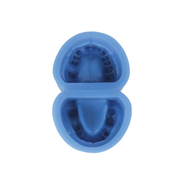 Silicone Mold for Edentulous Dental Prostheses Model Base Former
