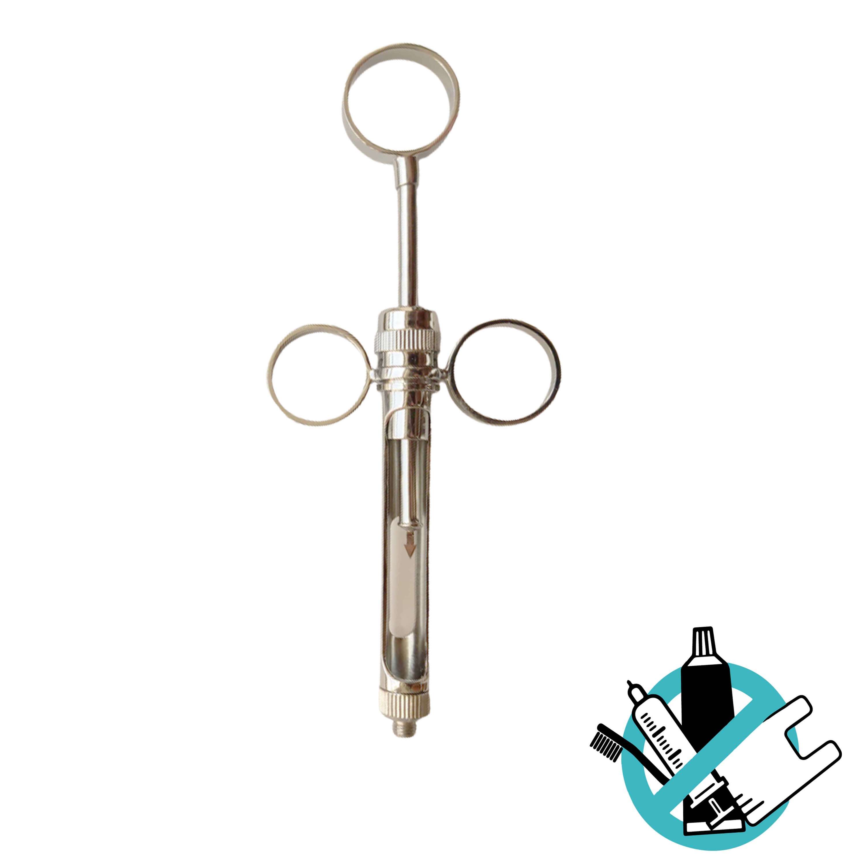 Three Ring Locked Syringe for Anaesthesia
