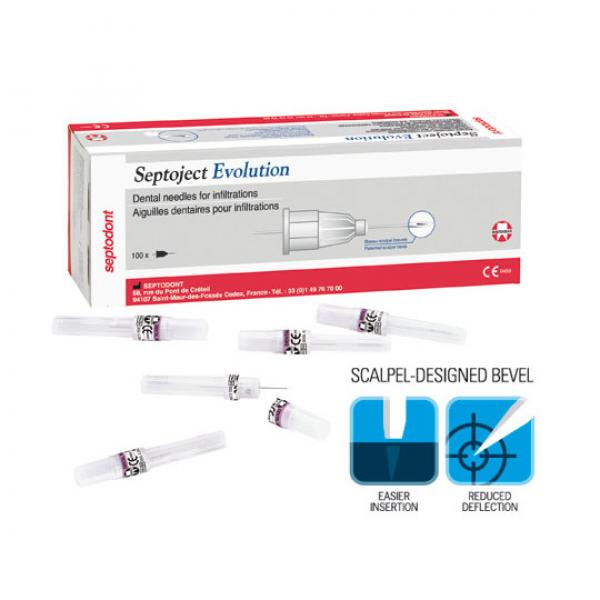 Septoject Evolution: Sterile Anaesthesia Needle (100 pcs)