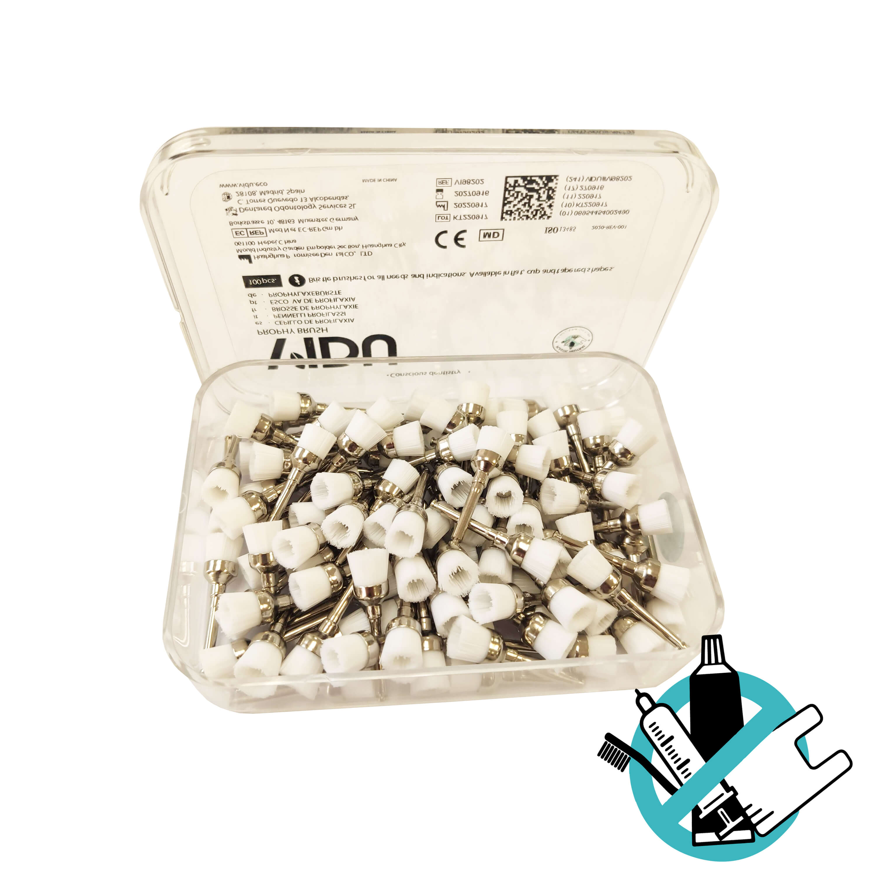 Nylon Prophylaxis Brush (100 pcs)