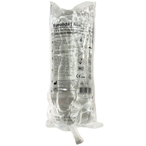 0.9% Sodium Chloride Physiological Saline Solution for Dental Use