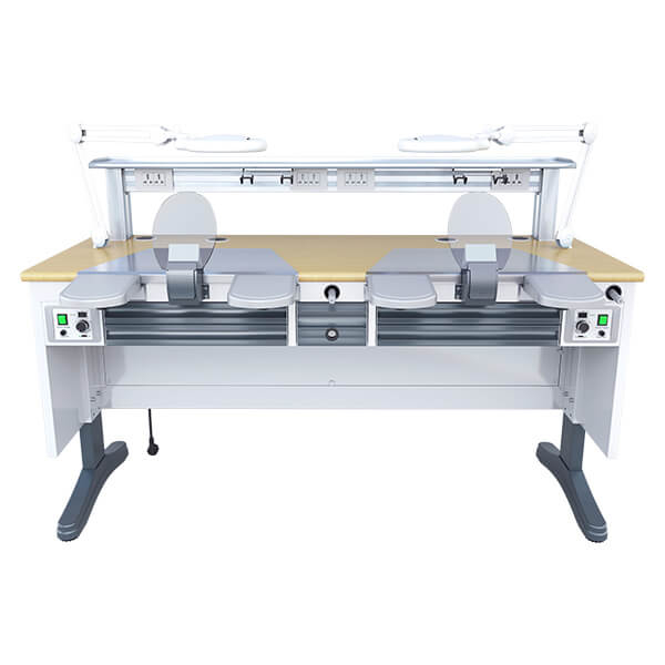 Steel Workstation with 2 Stations