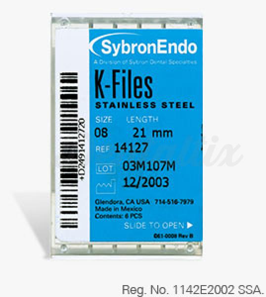 Endodontic K files (6 pcs)