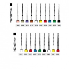Sterile Stainless Steel K Files (6 pcs)