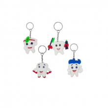 Tooth-Shaped Keychain (1 pc)