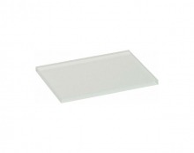 Glass plate for mixing cement