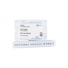 White Plastic Measuring Ruler