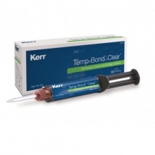 Temp Bond Clear: Eugenol-Free Temporary Cement (6g Syringe)